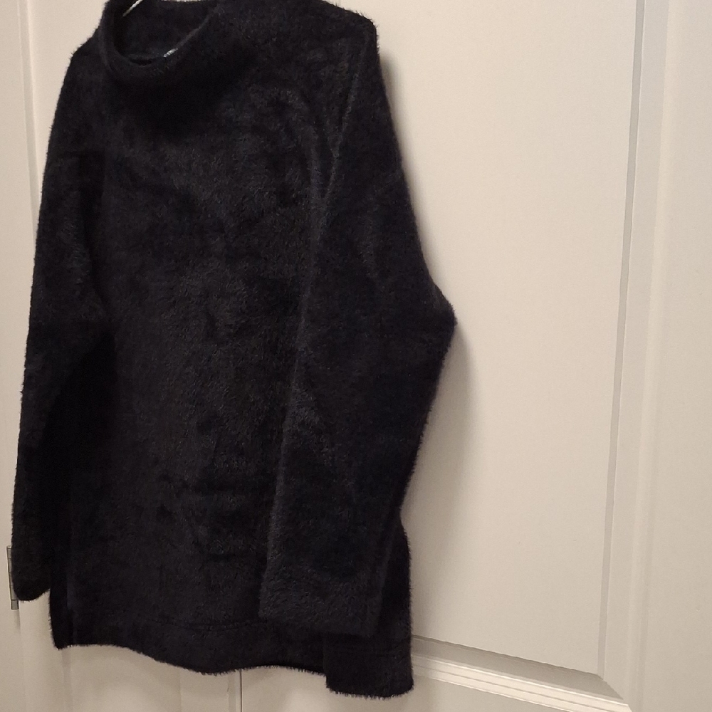 Sympli Charcoal Cowl Neck Sweater